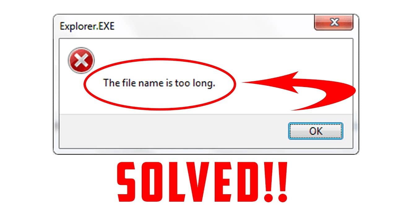 How to fix the file name is too long error Windows 11