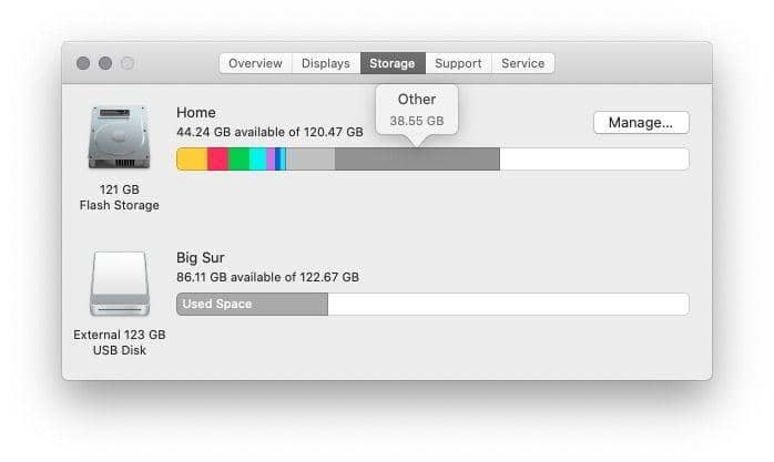How to clear disk space on Mac