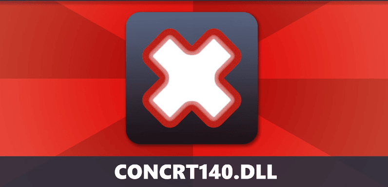 How to fix CONCRT140.DLL not found error Windows